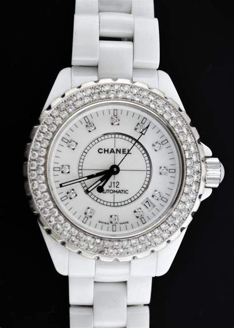 chanel j12 black diamond watch|chanel j12 white watch price.